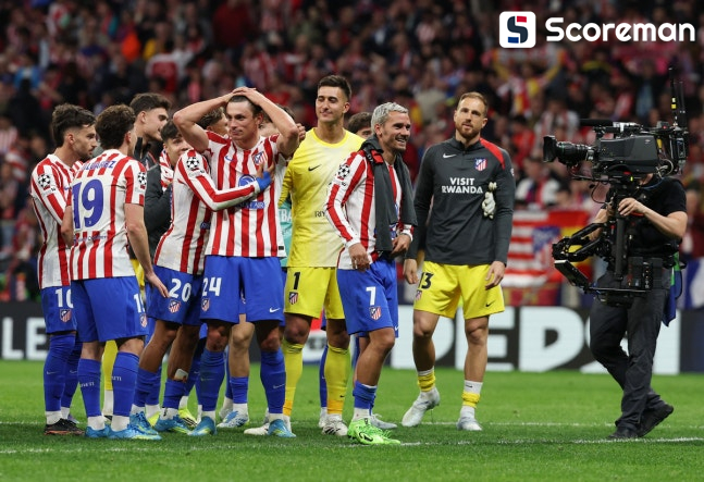 바르셀로나, AT마드리드에 2-1 승리에도 합산 2-3으로 4강행 좌절